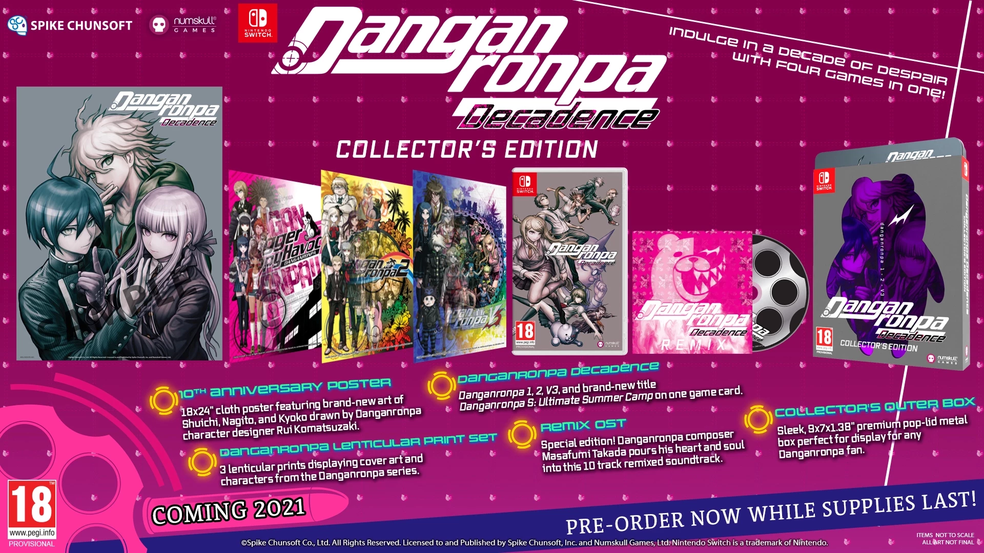 Danganronpa Decadence Collector's Edition voor de Nintendo Switch kopen op nedgame.nl