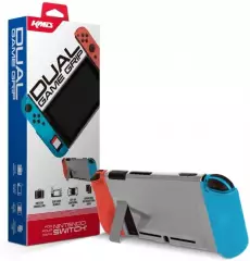 KMD Dual Game Grip Case (Blue/Red) voor de Nintendo Switch kopen op nedgame.nl