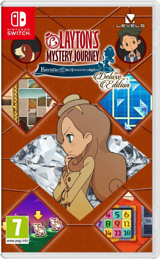 Layton's Mystery Journey Katrielle en het Miljonairscomplot Deluxe Edition voor de Nintendo Switch kopen op nedgame.nl