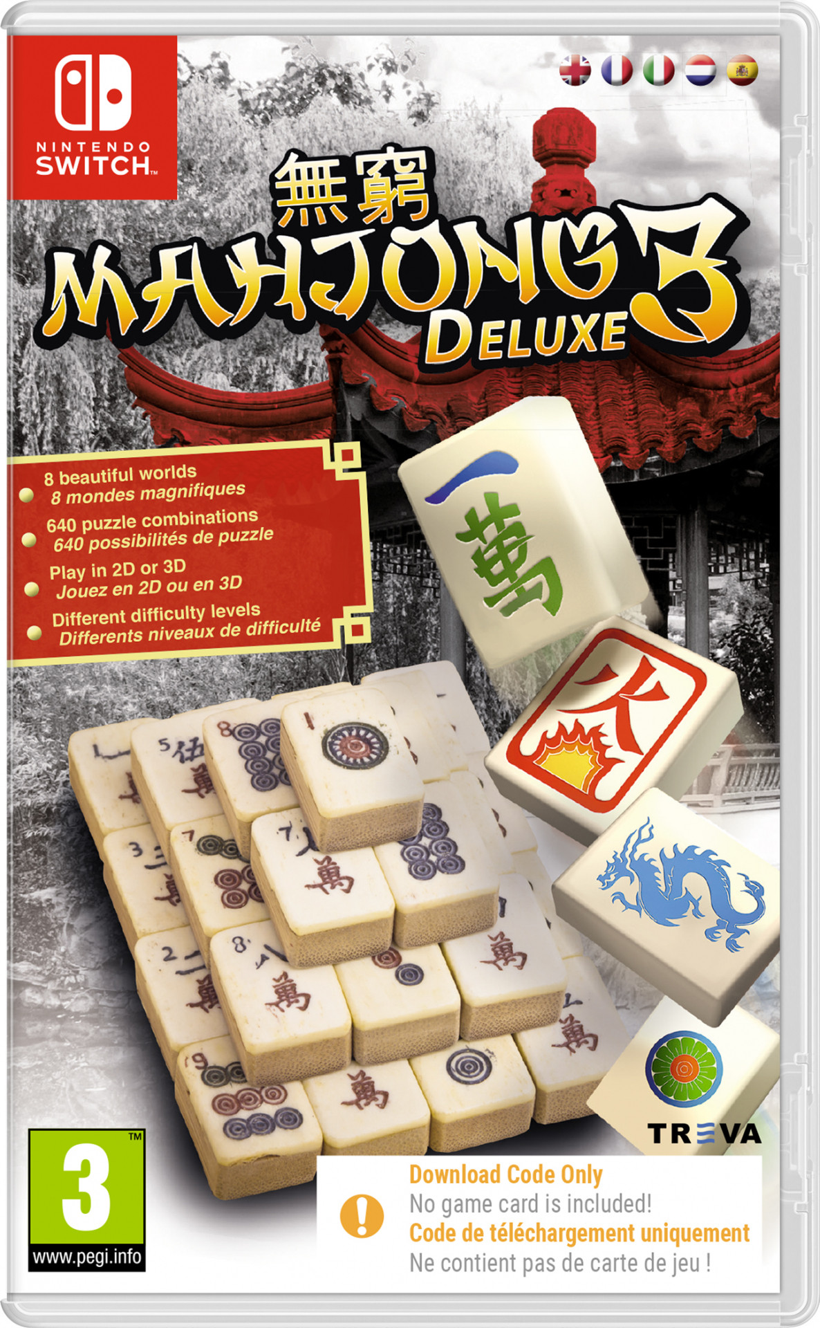 Nedgame Mahjong Deluxe (Code in a Box) (Nintendo Switch)