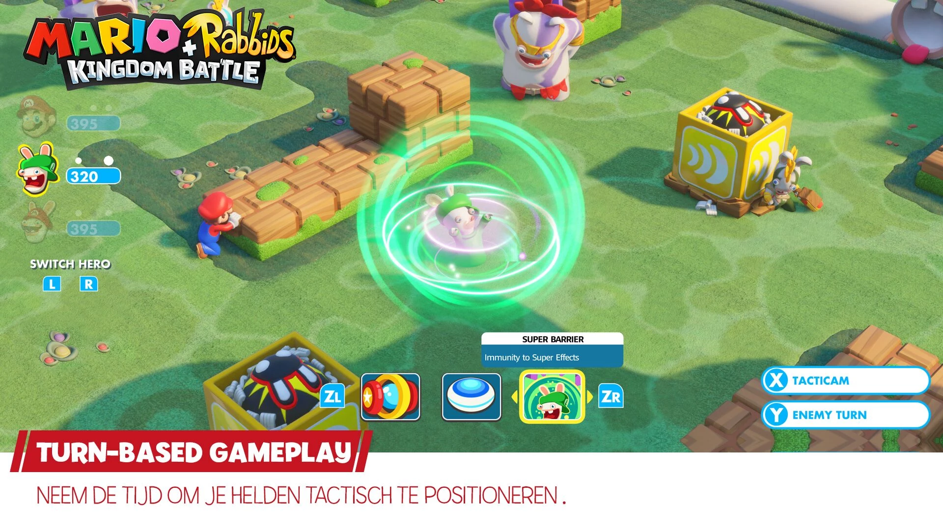 Mario + Rabbids Kingdom Battle voor de Nintendo Switch kopen op nedgame.nl