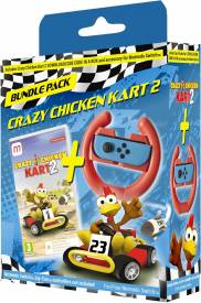 Nedgame Moorhuhn Crazy Chicken Kart 2 - Racing Wheel Bundle aanbieding