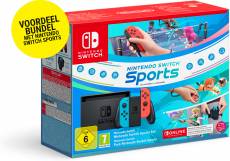 Nintendo Switch (2019 upgrade) - Red/Blue + Switch Sports + 12 Maanden Switch Online voor de Nintendo Switch kopen op nedgame.nl