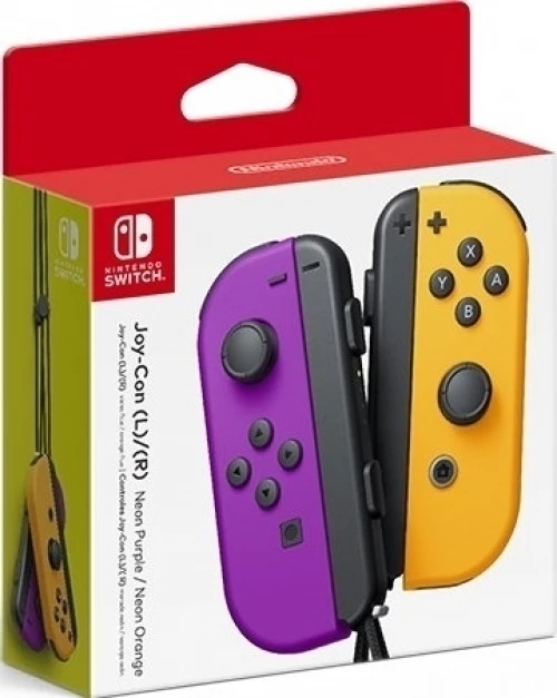 Nintendo Switch Joy-Con Controller Pair (Neon Purple / Neon Orange) voor de Nintendo Switch kopen op nedgame.nl