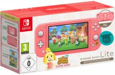Nedgame Nintendo Switch Lite (Coral) Animal Crossing New Horizons Isabelle Aloha Edition aanbieding