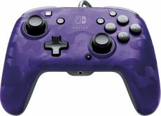PDP Faceoff Deluxe+ Audio Wired Controller - Purple Camo voor de Nintendo Switch kopen op nedgame.nl