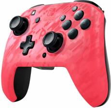 PDP Faceoff Wireless Deluxe Controller - Pink Camo voor de Nintendo Switch kopen op nedgame.nl