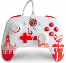 PowerA Enhanced Wired Controller - Mario Red/White voor de Nintendo Switch kopen op nedgame.nl