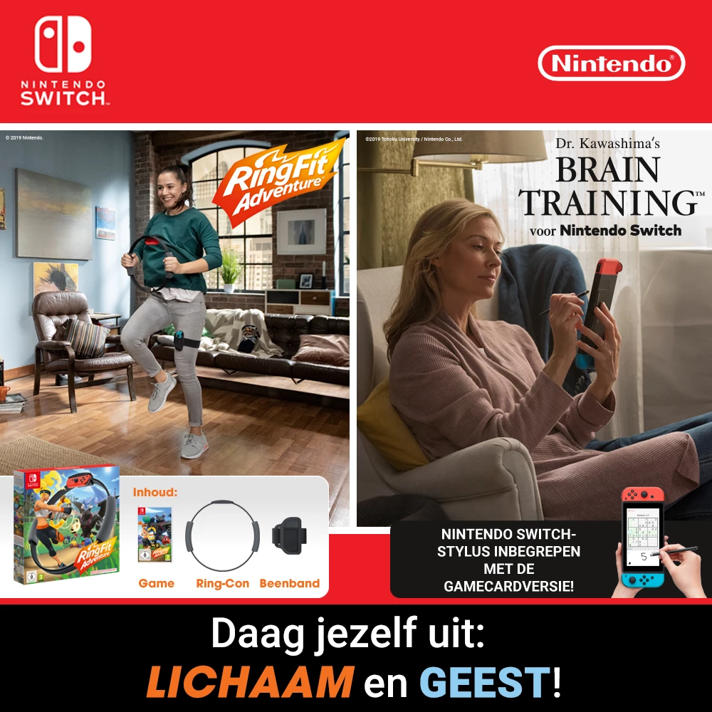 Ring Fit Adventure voor de Nintendo Switch kopen op nedgame.nl