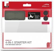 Speedlink 4-In-1 Starter Kit (Zwart) voor de Nintendo Switch kopen op nedgame.nl