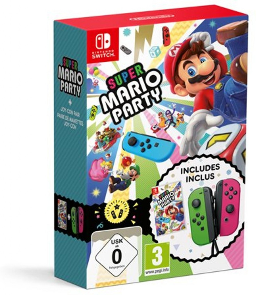 uitspraak grijnzend Regenachtig Nedgame gameshop: Super Mario Party Joy-Con Bundle (Nintendo Switch) kopen