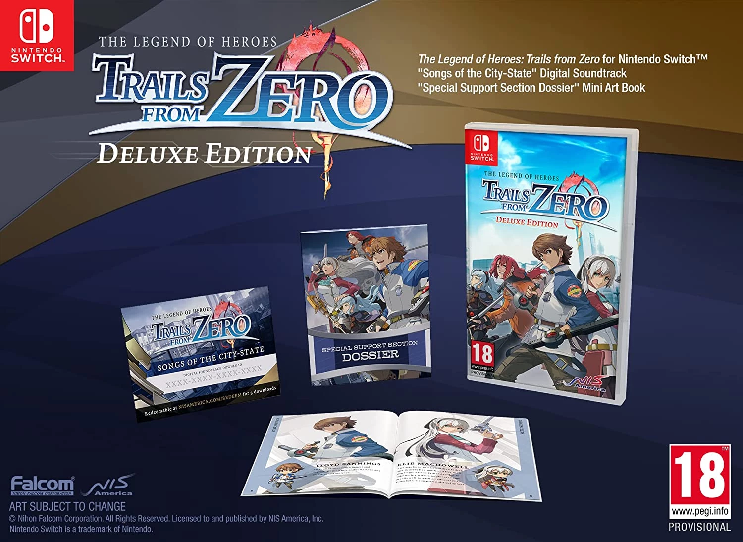 The Legend of Heroes Trails from Zero Deluxe Edition voor de Nintendo Switch kopen op nedgame.nl