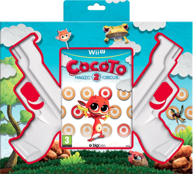 Cocoto Magic Circus 2 + 2 Guns voor de Nintendo Wii U kopen op nedgame.nl