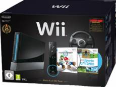 25th Anniversary Mario Bundel (Black) + Mario Kart en Donkey Kong voor de Nintendo Wii kopen op nedgame.nl