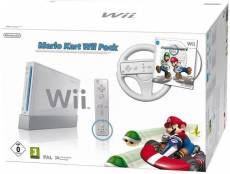 Nintendo Wii (White) + Mario Kart Wii + Wii Wheel (boxed) voor de Nintendo Wii kopen op nedgame.nl