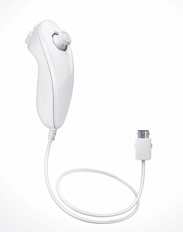 Of anders Napier Crack pot Nedgame gameshop: Nunchuk Controller (White) (Nintendo Wii) kopen