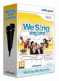 We Sing Encore + 2 Microphones Bundel voor de Nintendo Wii kopen op nedgame.nl