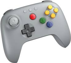 8Bitdo 64 Bluetooth Controller - Classic Grey voor de PC Gaming preorder plaatsen op nedgame.nl