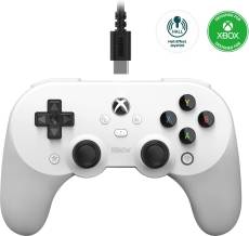 8BitDo Pro 2 Wired Xbox Gamepad - White (Hall Effect) voor de PC Gaming kopen op nedgame.nl