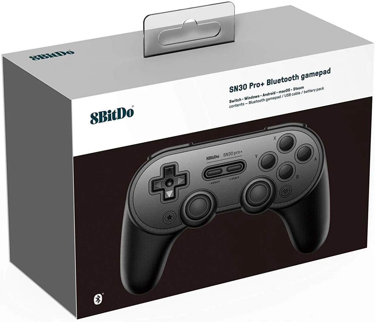8Bitdo SN30 Pro+ Bluetooth Gamepad (Black Edition) voor de PC Gaming kopen op nedgame.nl