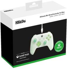 8BitDo Ultimate Mini Wired Controller - Translucent Green voor de PC Gaming kopen op nedgame.nl