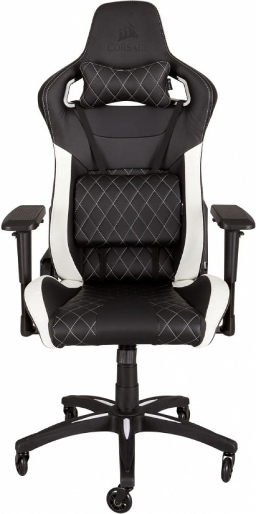 Onhandig samenzwering Neerduwen Nedgame gameshop: Corsair T1 RACE Gaming Chair - Black / White (PC Gaming)  kopen
