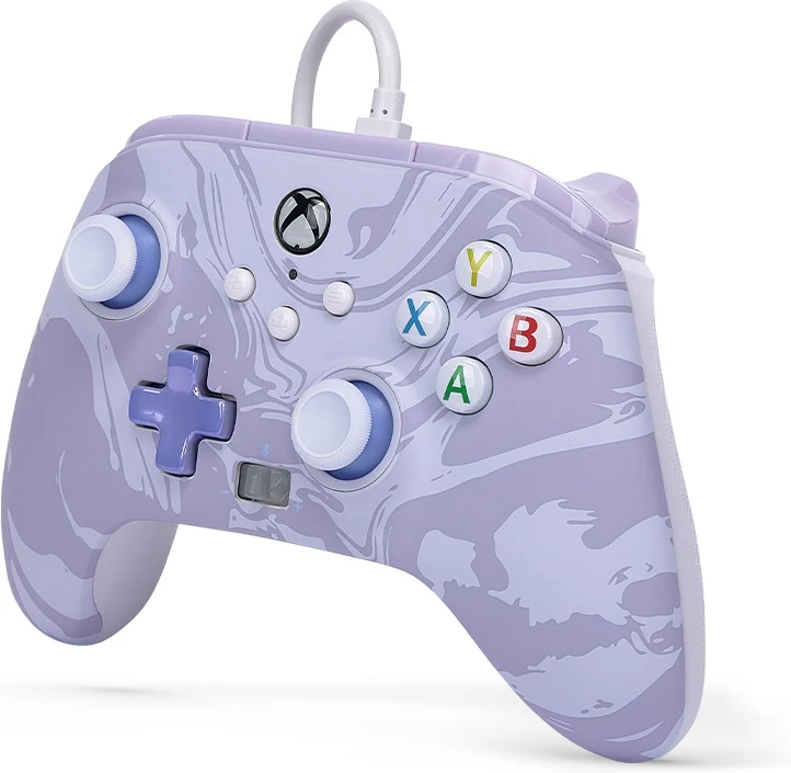 PowerA Enhanced Wired Controller - Lavender Swirl voor de PC Gaming kopen op nedgame.nl