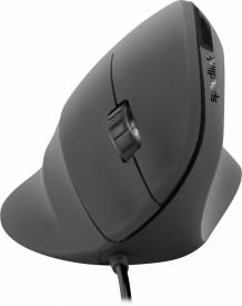 Speedlink Piavo Ergonomic Vertical USB Mouse - Rubber Black voor de PC Gaming kopen op nedgame.nl