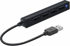 Speedlink Snappy Slim USB Hub 4-Port (Zwart) voor de PC Gaming kopen op nedgame.nl