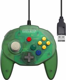 Tribute 64 USB Controller (Green) (Retro-bit) voor de PC Gaming kopen op nedgame.nl