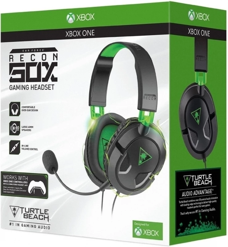 Turtle Beach Ear Force Recon 50X Gaming Headset (Black) voor de PC Gaming kopen op nedgame.nl