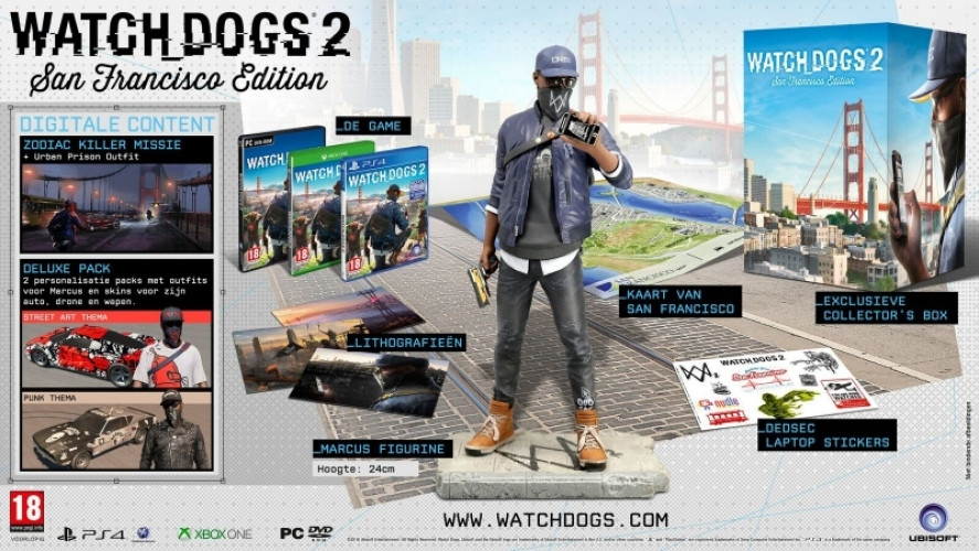 Presentator Anemoon vis Viool Nedgame gameshop: Watch Dogs 2 San Francisco Edition (PC Gaming) kopen