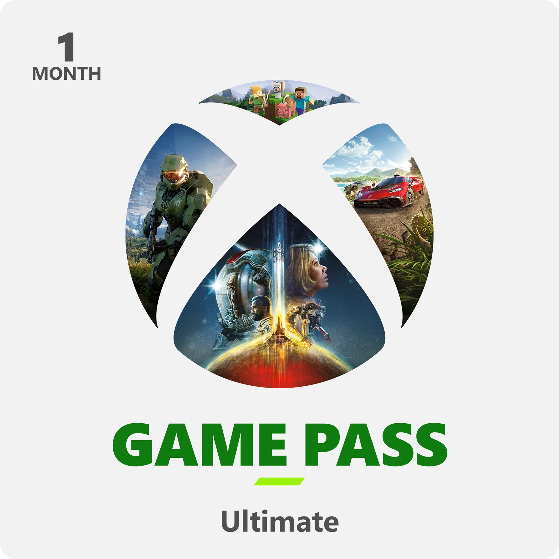 Xbox Live Game Pass Ultimate Online - 1 Maand voor de PC Gaming kopen op nedgame.nl