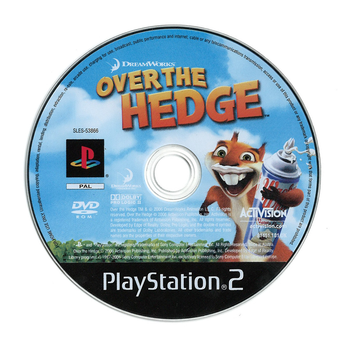 Over the shop hedge playstation 2