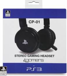 4Gamers Gaming Headset CP-01 (Black) voor de PlayStation 3 kopen op nedgame.nl