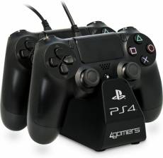 4Gamers Dual Charge & Stand (Black) voor de PlayStation 4 kopen op nedgame.nl