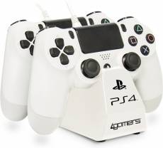 4Gamers Dual Charge & Stand (Wit) voor de PlayStation 4 kopen op nedgame.nl