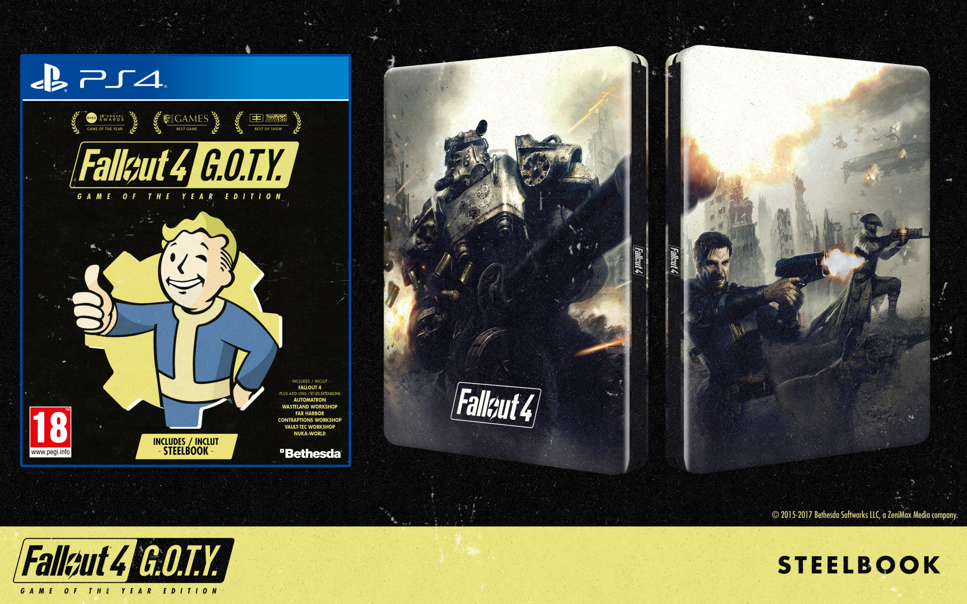 Boekwinkel uitspraak Indiener Nedgame gameshop: Fallout 4 GOTY - Fallout 25th Anniversary Steelbook  Edition (PlayStation 4) kopen