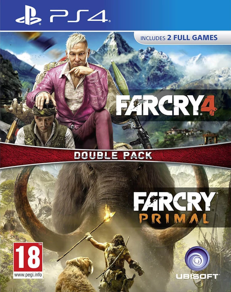Far Cry 4 + Far Cry Primal (Double Pack) voor de PlayStation 4 kopen op nedgame.nl