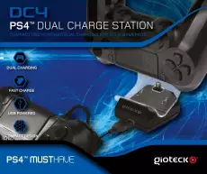Gioteck Dual Charge Station voor de PlayStation 4 kopen op nedgame.nl