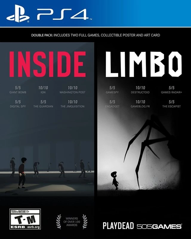 Inside - Limbo (Double Pack) voor de PlayStation 4 kopen op nedgame.nl