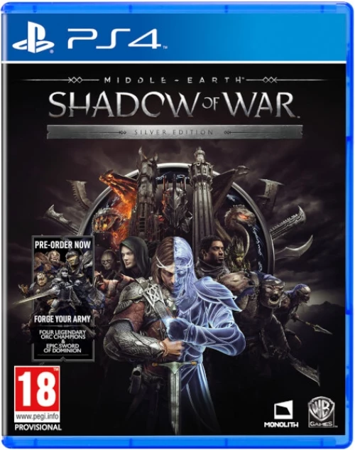 Middle-Earth: Shadow of War Silver Edition voor de PlayStation 4 kopen op nedgame.nl