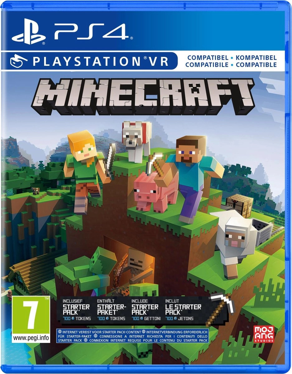 4) Compatible) Starter kopen aanbieding! gameshop: Collection (PSVR (PlayStation Minecraft - Nedgame