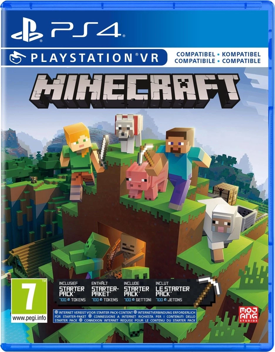 Minecraft Starter Collection (PSVR Compatible) voor de PlayStation 4 kopen op nedgame.nl