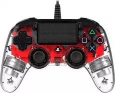 Nacon Wired Illuminated Compact Controller (Red) voor de PlayStation 4 kopen op nedgame.nl