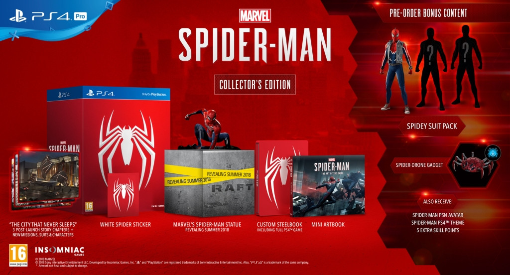 Sony spider hot sale man ps4