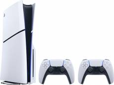 PlayStation 5 Disc Edition + 2 Dualsense Wireless Controllers (SLIM VERSION) voor de PlayStation 5 kopen op nedgame.nl