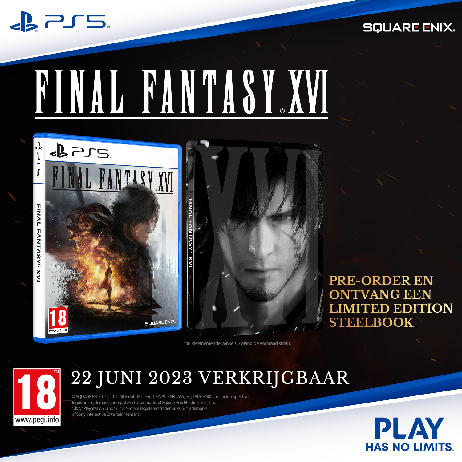 Bonus - Final Fantasy XVI Steelbook