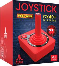 Pac-Man CX-40+ Wireless Joystick - Red (Blimey Edition) voor de Retro Consoles preorder plaatsen op nedgame.nl