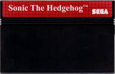 Sonic the Hedgehog (losse cassette)(schade aan label) voor de Sega Master System kopen op nedgame.nl